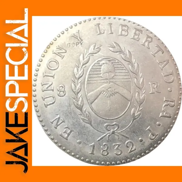 1832 La Rioja Reales Replica Coin 39mm