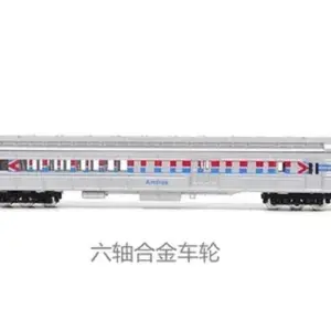 Diecast Nscale 1/160 Amtrak Passenger Car Model 16 0aed2b40 upscaled