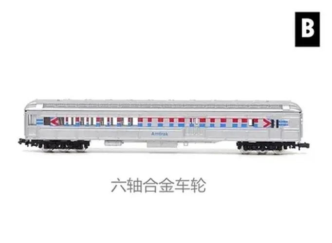 Diecast Nscale 1/160 Amtrak Passenger Car Model 7 Diecast Nscale 1/160 Amtrak Passenger Car Model - Image 7
