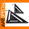 7-Inch Aluminum Alloy Triangle Ruler Tool