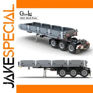 MOC Lead Side Wall Semitrailer 638pcs Kit
