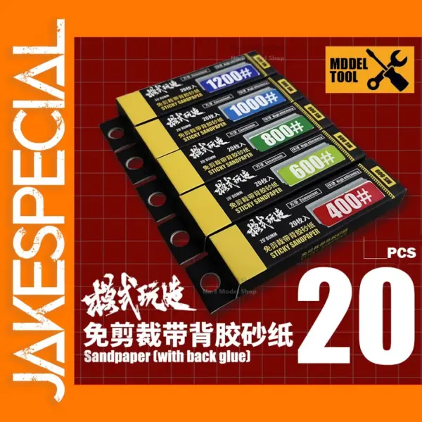 Polishing Adhesive Sandpaper Set for Models