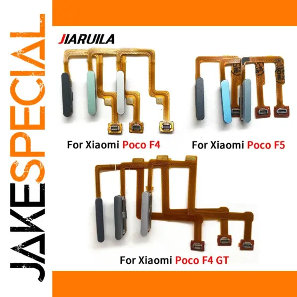 Fingerprint Sensor Home Button Flex Cable for Xiaomi Poco F4 GT