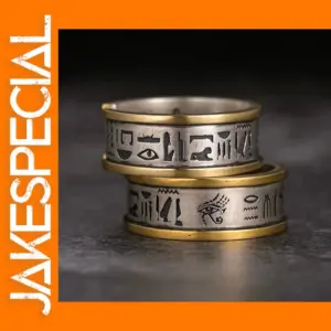 Egyptian Eye of Horus Adjustable Ring