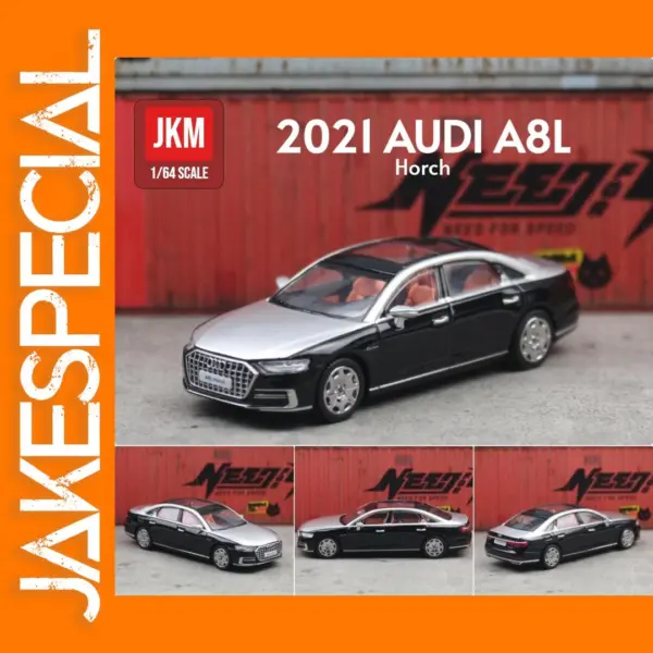 1:64 Audi A8L Sedan Diecast Toy Car