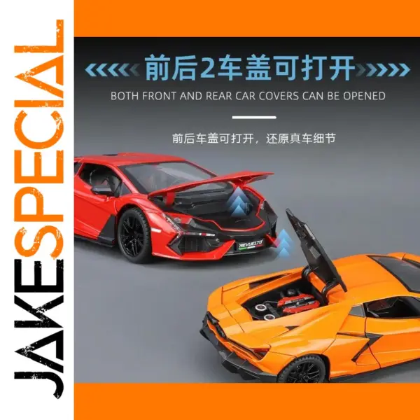 1:24 Lamborghini Revuelto Diecast Model Car