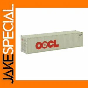 HO Scale 1:87 OOCL Shipping Container Model