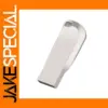 Silver USB Flash Drive 8GB to 128GB with Metal Finish
