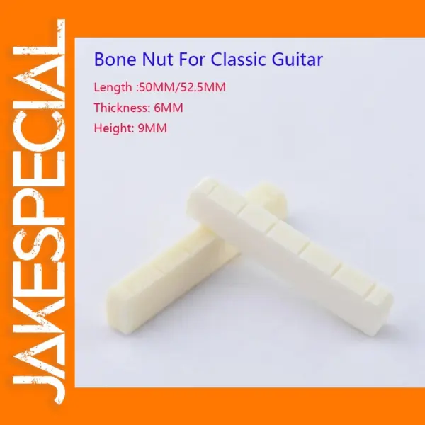 Bone Nut for Classical Guitar 50MM 52.5MM