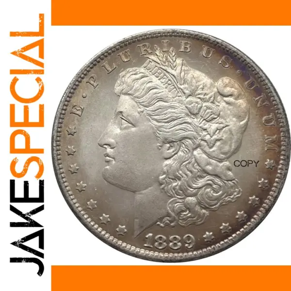 Morgan Silver Plated Commemorative Coin Replica