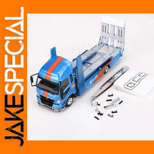 Blue 1:64 Mitsubishi LB-TRUCKS Model Truck