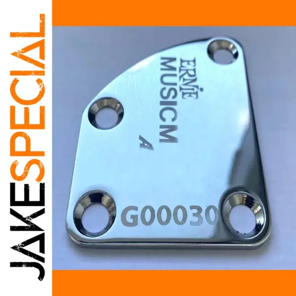 Chrome Guitar Neck Plates for Custom Shop