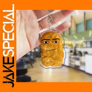 Funny Chicken Nugget Keychain Pendant