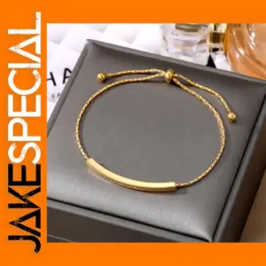 Stainless Steel Adjustable Link Chain Bracelet
