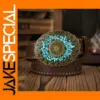 Vintage Floral Carved PU Leather Belt