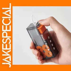 Portable Dental Floss Dispenser with 10 Flosses