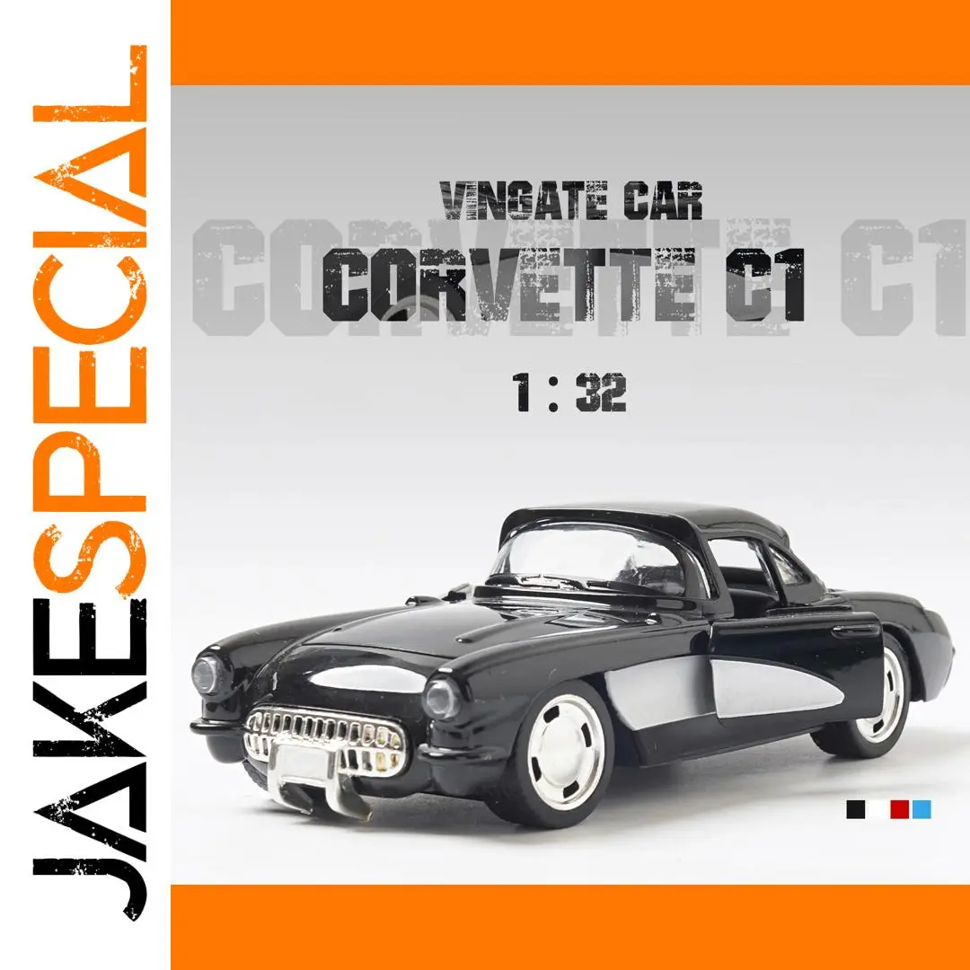1:32 Alloy Diecast Chevy Corvette C1 1957 Model Car 1 1:32 Alloy Diecast Chevy Corvette C1 1957 Model Car