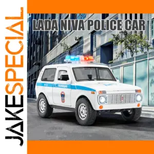 1/18 Scale Russia Ladaniva Police Car Model