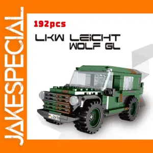 MOC Brick Set Military Lightweight Truck Model