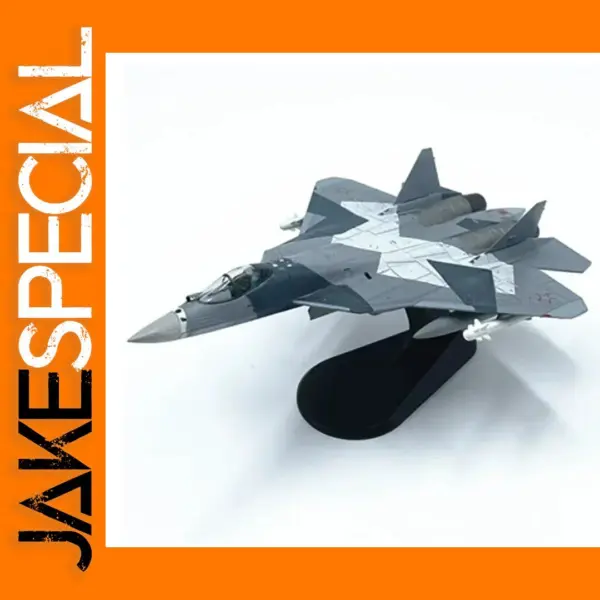 1/100 Scale Diecast Su-57 Fighter Model