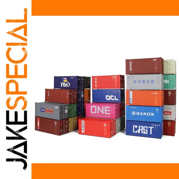 HO Scale 20ft Shipping Container Model