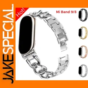 Stainless Steel Replacement Band for Xiaomi Mi Band 8/9