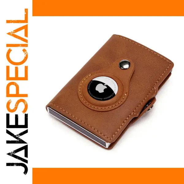 Men's RFID Wallet with Airtag Holder
