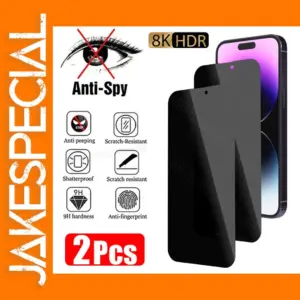 2PCS Anti-Spy Privacy Glass for iPhone Models