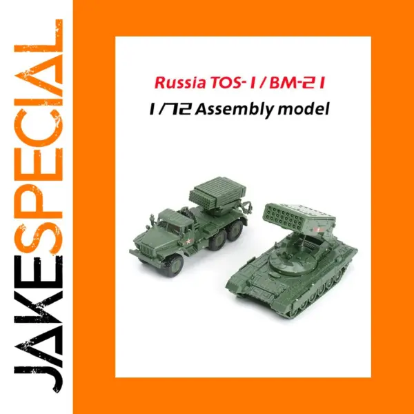 1/72 BM-21 Rocket Launcher Assembly Model