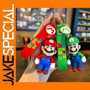 Super Mario Keychain Set with 10 Figures