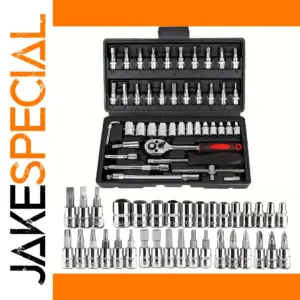 46-Piece Car Repair Tool Kit Set