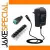Adjustable 12V Power Supply with Female 7 Plug