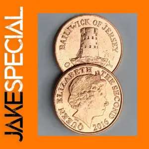 20mm Jersey Commemorative Coin Badge