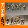 1/72 Scale 5 Resin German Soldier Figures