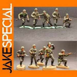 1/72 Scale 5 Resin German Soldier Figures