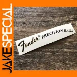 Fender Precision Bass Guitar Waterslide Decal