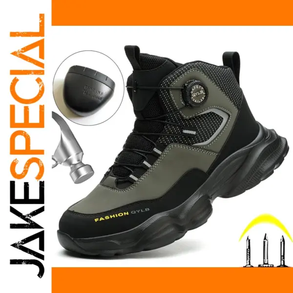 Indestructible Steel Toe Work Safety Shoes