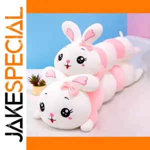 Cute Soft Caterpillar Rabbit Plush Pillow 130cm