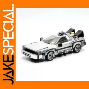 DeLorean Back To The Future Model Building Blocks