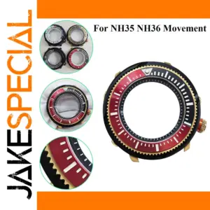 45mm Stainless Steel Watch Case NH35 NH36 Model
