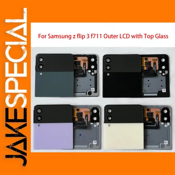Samsung Z Flip 3 F711 LCD Outer Top Cover Replacement