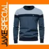 Men's Casual O-Neck Cotton Pullover Sweater