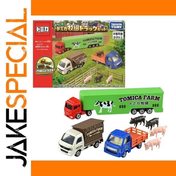 Tomica Farm Truck Set with Animals Diecast