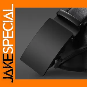 Luxury Men's Automatic Metal Buckle Leather Belt