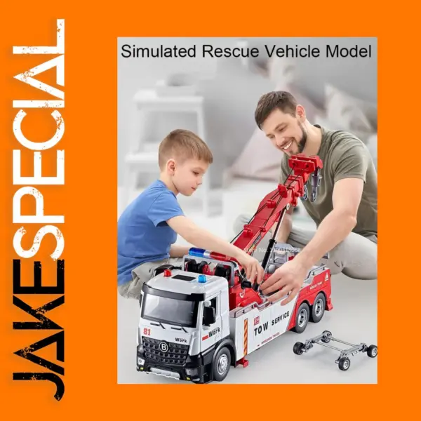 1:18 Scale Rescue Engineering Alloy Car Model