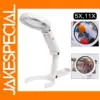 8 LED Foldable Magnifying Lamp with 5X/11X Lens