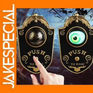 Glowing One-Eyed Halloween Doorbell Decor