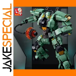 542pcs Sluban Green Warrior Robot Set