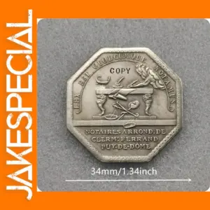 Antique Style French Octagonal Replica Coins