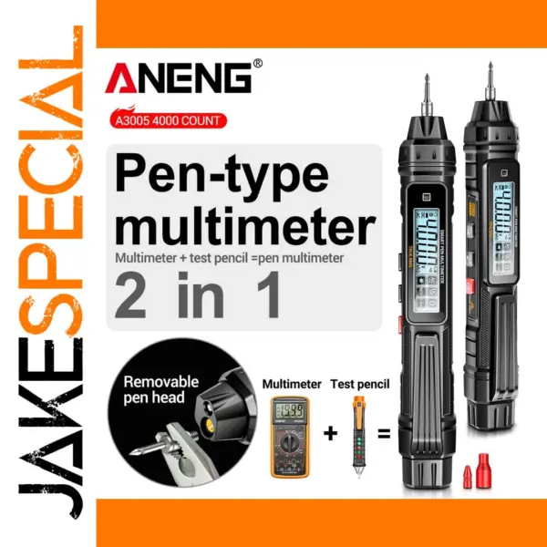 ANENG A3005 Digital Multimeter Pen Type 4000 Counts